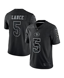 Men's Trey Lance Black San Francisco 49ers Reflective Limited Jersey