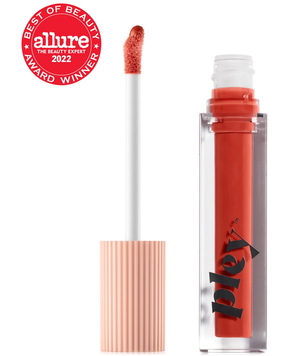 Pley Beauty Lust + Found Glossy Lip Lacquer -(jelly orange)