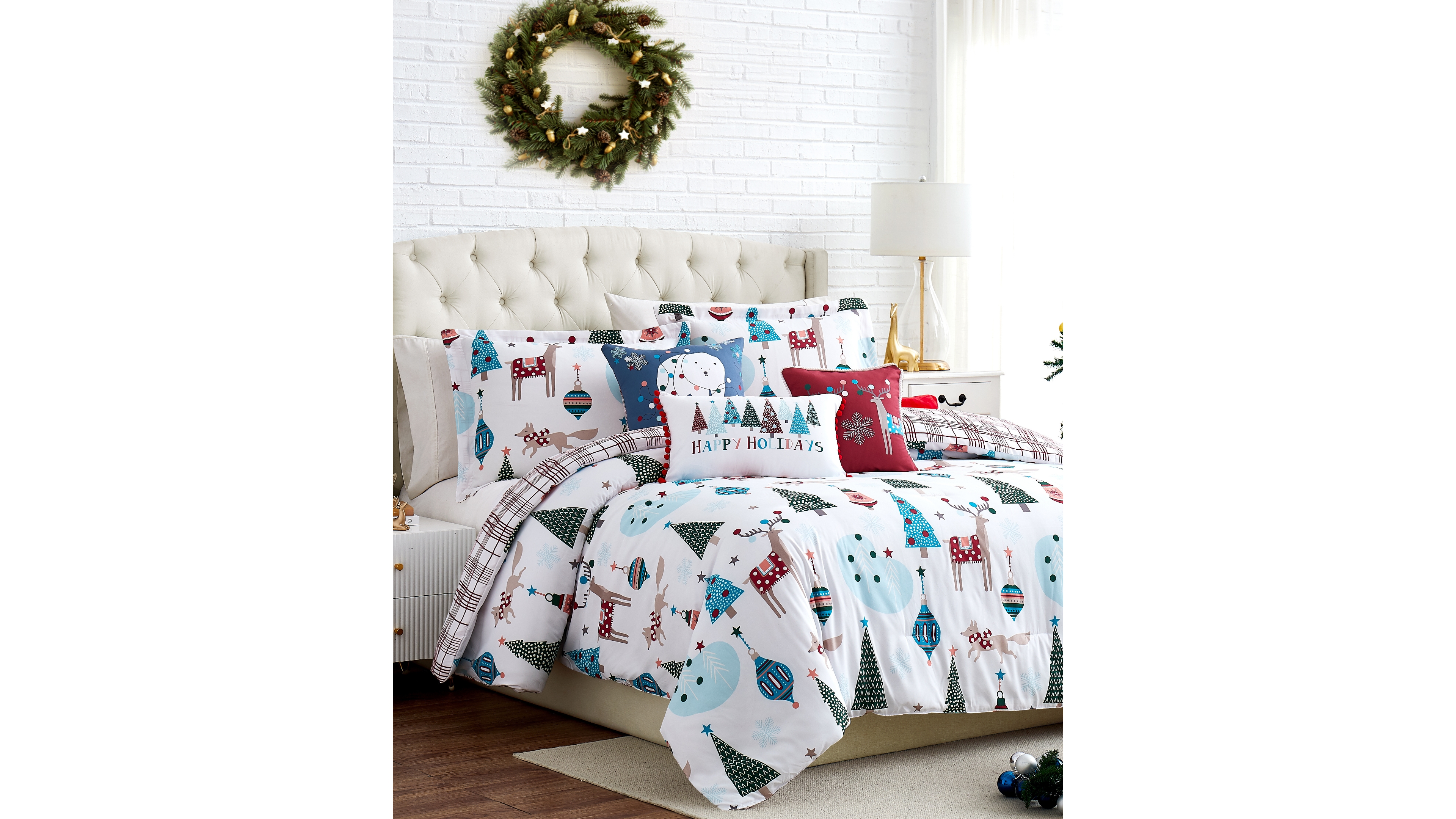 Southshore Fine Linens Winter Wonderland Reversible 6-Pc. Comforter Set, Full/Queen