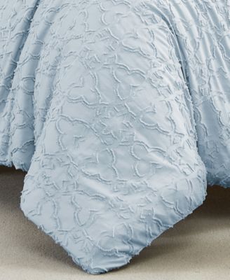 Stella Clipped Jacquard 3-Pc. Comforter Set, Twin