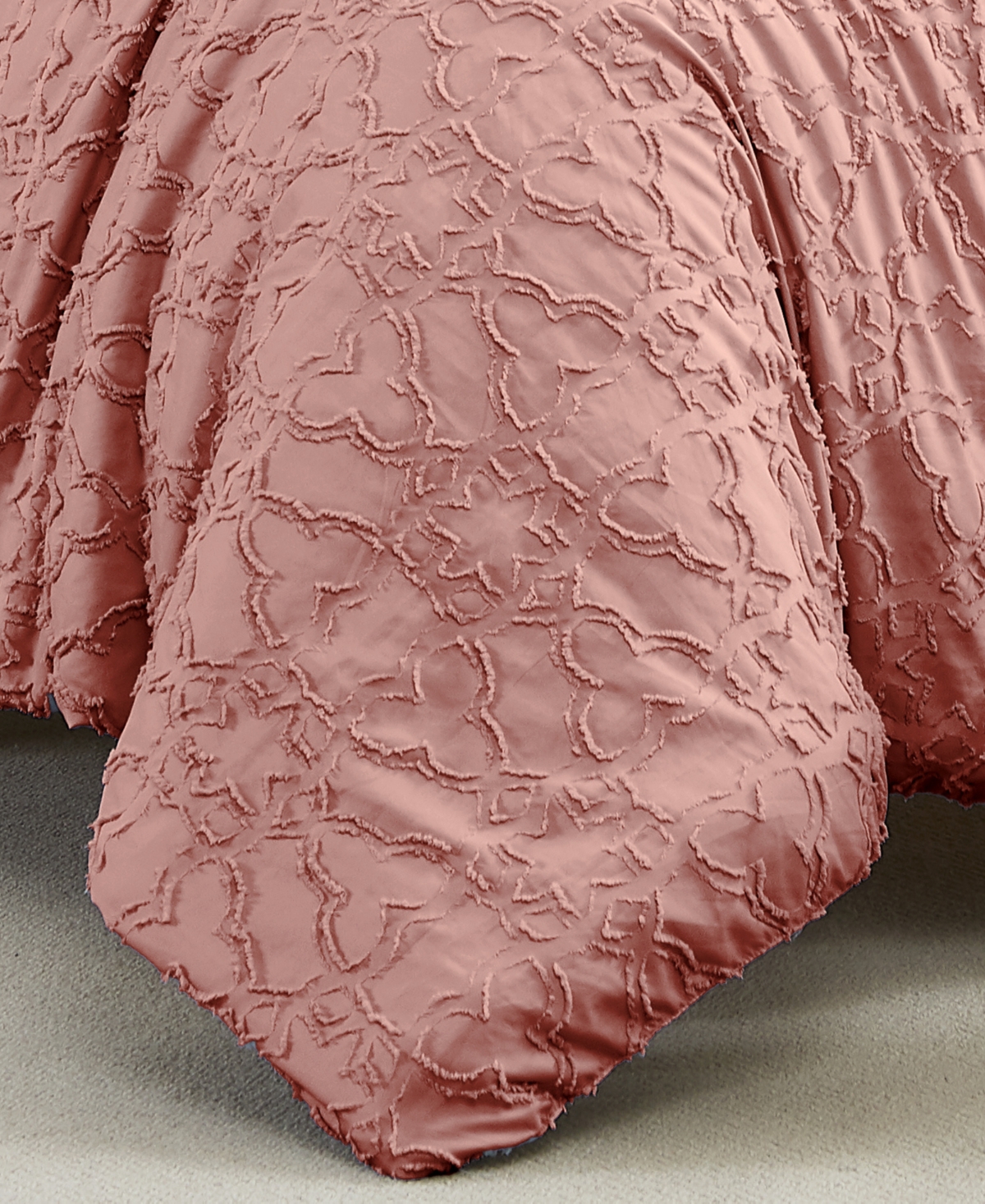 Southshore Fine Linens Stella Clipped Jacquard 3-Pc. Comforter Set