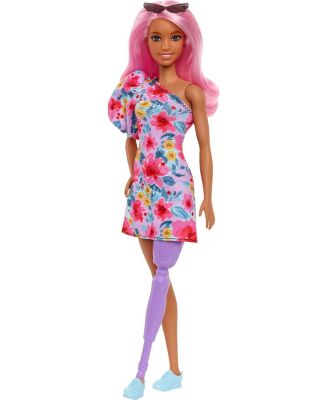 Photo 1 of Barbie Fashionistas Doll with Pink Hair and Prosthetic Leg