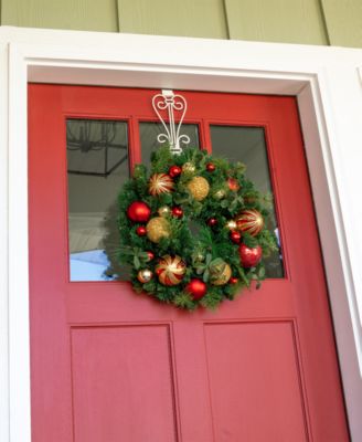 24" Lighted Christmas Wreath, Christmas Classic