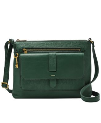 Fossil Avondale Small Leather Crossbody Bag - Macy's
