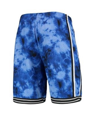 Men's Royal Golden State Warriors Hardwood Classics 1995 Galaxy Swingman Shorts
