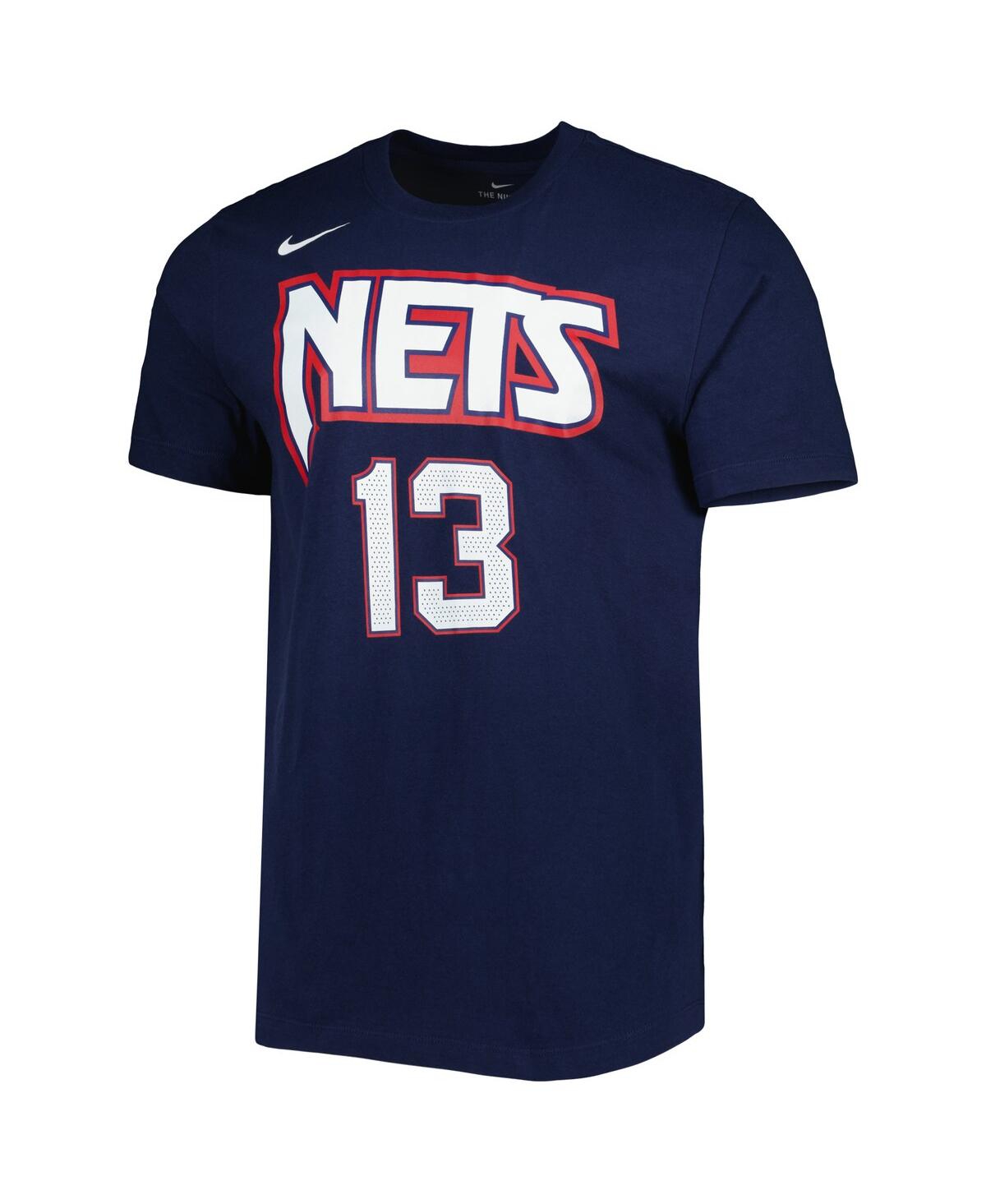 Men's Nike James HardenBrooklyn Nets 2021/22 City Edition Name and Number T-shirt - Navy