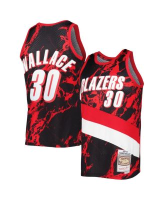 Men's Mitchell & Ness Rasheed Wallace Black Portland Trail Blazers