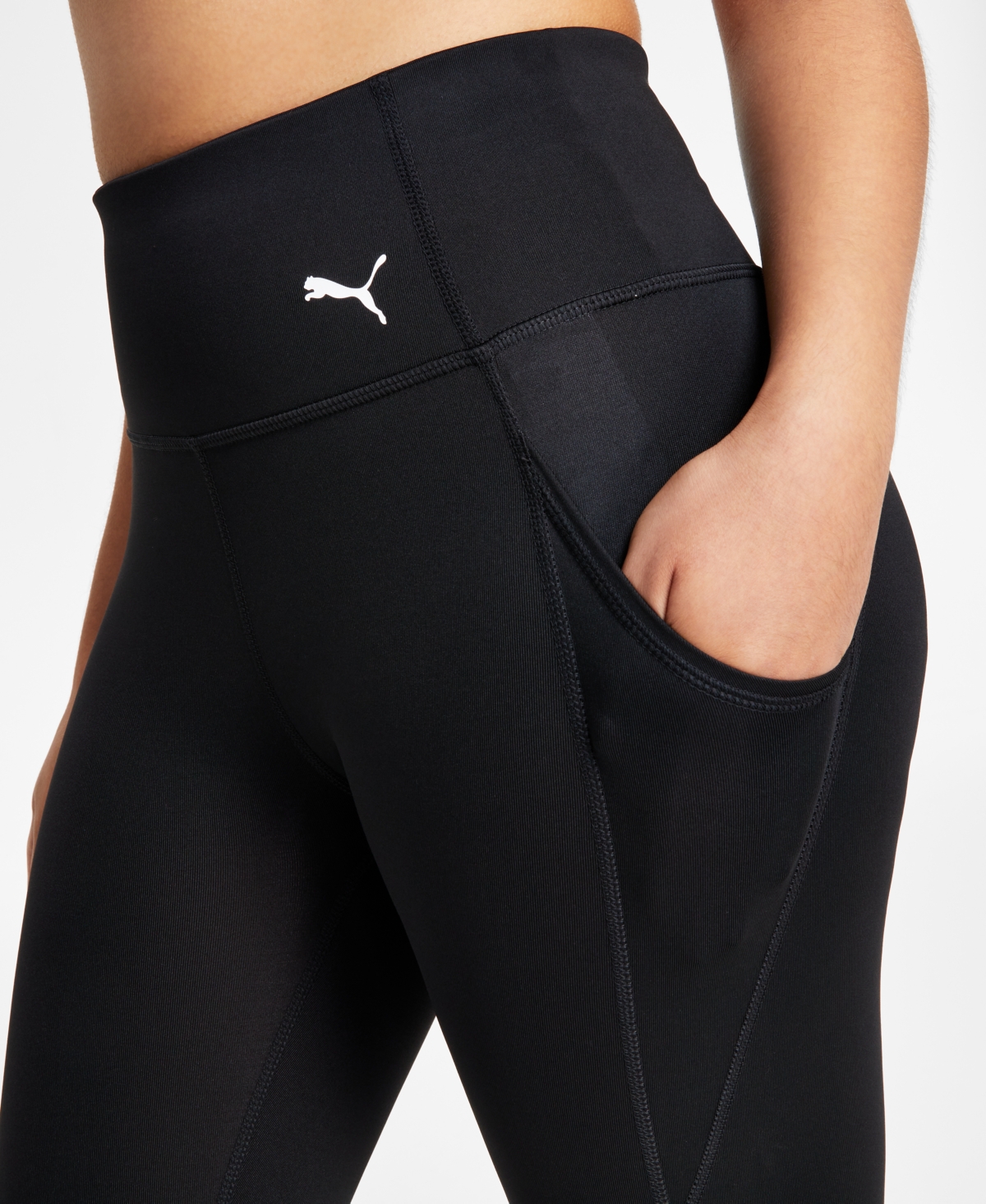 Puma Women s High Waisted Pocket Performance Leggings Black Smart Closet