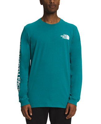 The North Face Men's Long-Sleeve Logo T-Shirt - Macy's