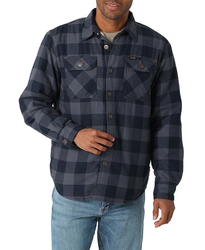 Wrangler Men's Sherpa Lined Shirt Jacket & Reviews - Women - Macy's