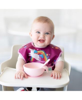 Baby Bowl with Lid and Spoon First Feeding, 3 Piece Set