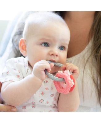 Baby Girls Three Textured Gripping Teething Charms