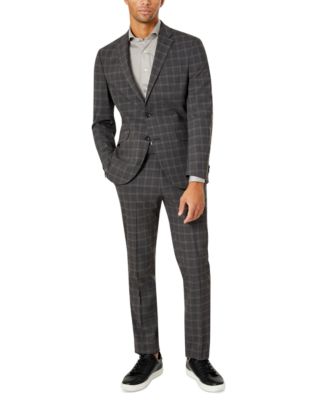 kenneth cole reaction charcoal suit