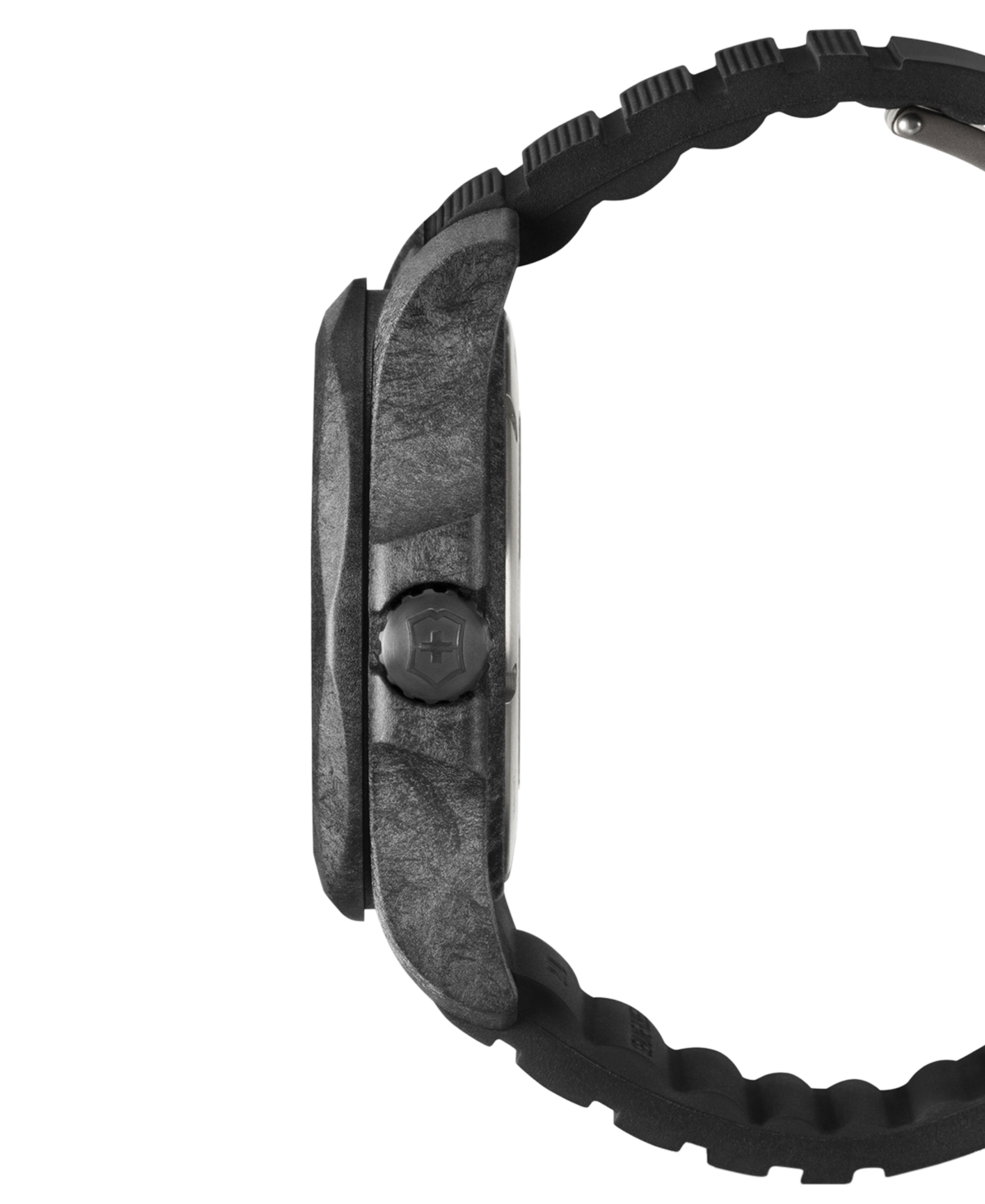 Shop Victorinox Men's Automatic I.n.o.x. Carbon Black Rubber Strap Watch 43mm Gift Set