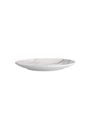 Melamine Palace Bianco Coupe Round Plates, Set of 6