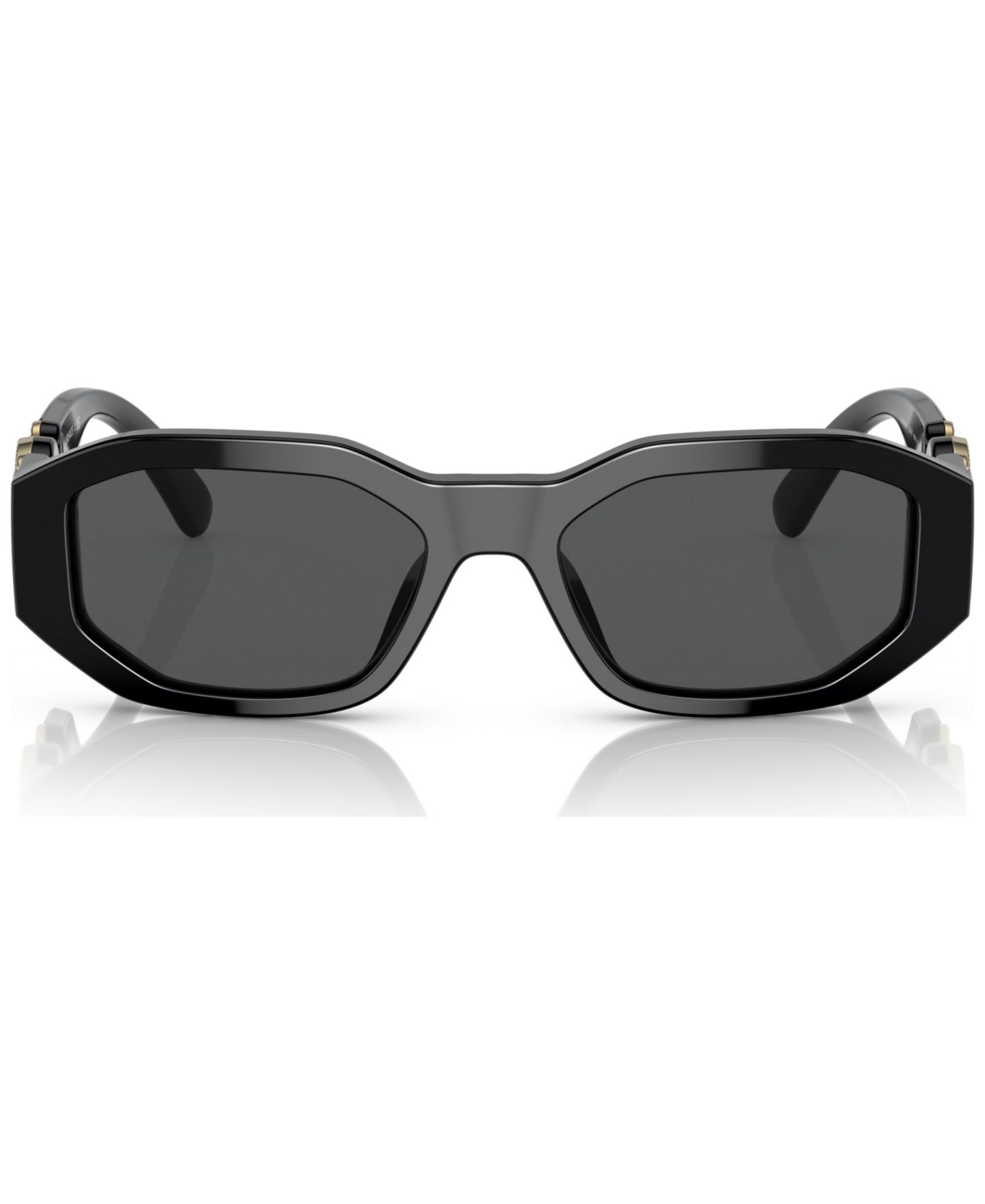 Детские солнцезащитные очки Versace Irregular Sunglasses, 0VK4429U (Ages 7-10), цвет: Чёрный — фото 2