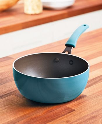 Rachael Ray Cook + Create 12 .5 in. Aluminum Nonstick Frying Pan in Red