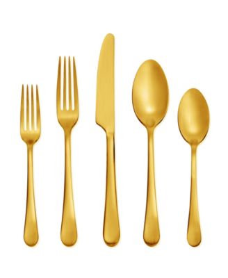 Mirabella Satin Titanium 18/0 Stainless Steel 20 Piece Set, Service for 4