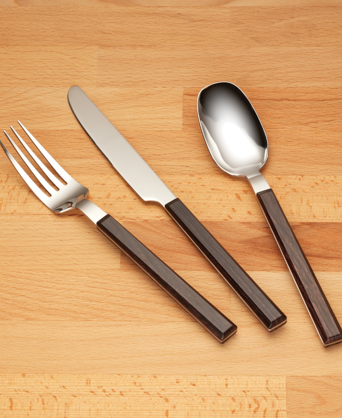 Hampton Forge Henley Set, Service for 4 - Brown and Dark Brown