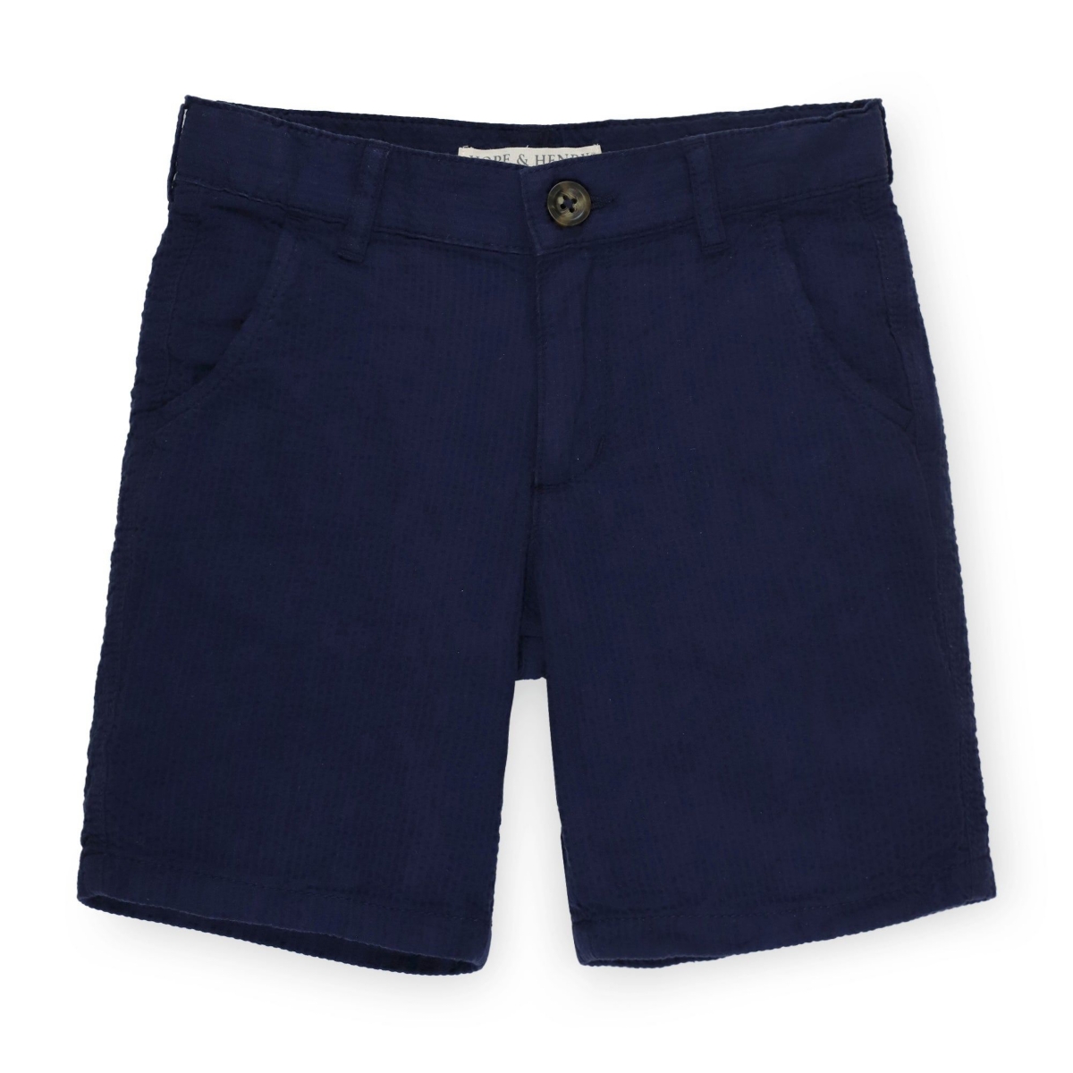 Hope & Henry Big Boys Organic Cotton Seersucker Short