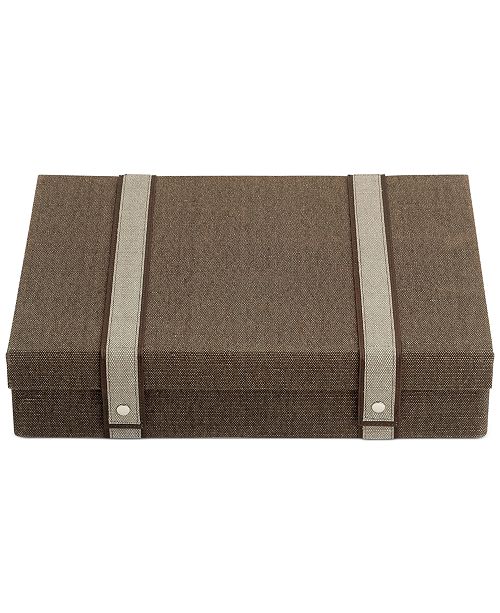 Reed & Barton Brown Woven Flatware Chest & Reviews Flatware Dining