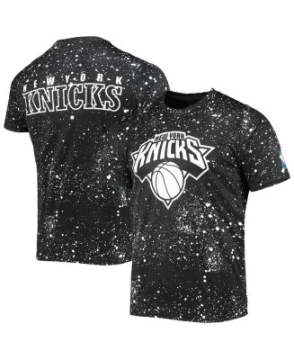 Men's Black New York Knicks Splatter Print T-shirt - Macy's