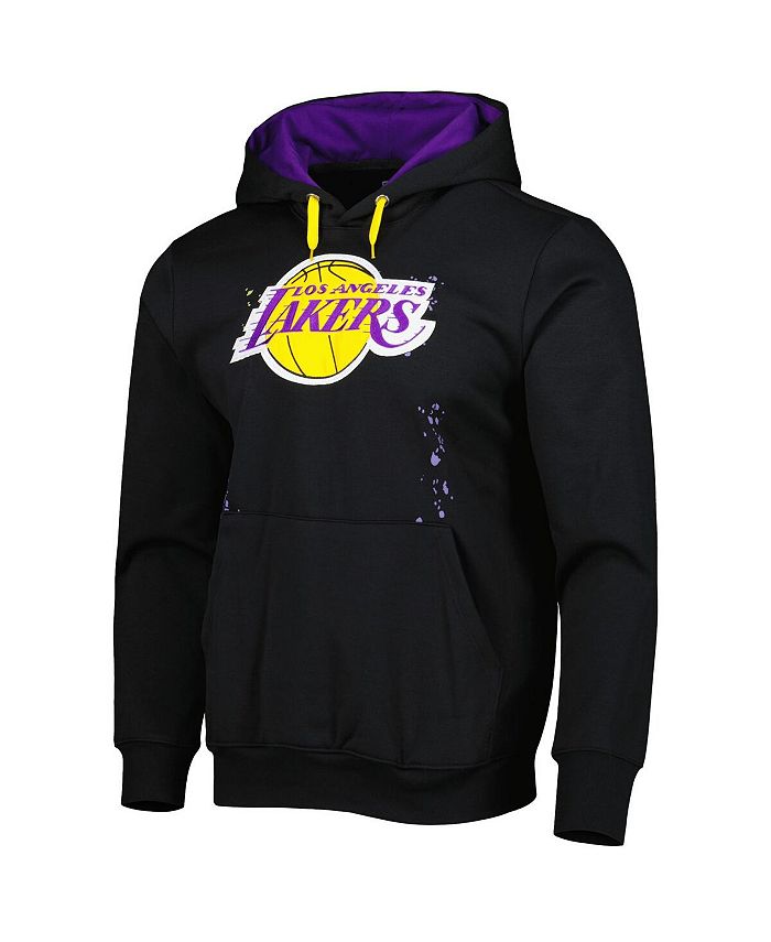 FISLL Men's Black Los Angeles Lakers Confetti Pullover Hoodie - Macy's