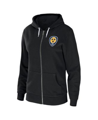 Women's Black Nashville Predators Sponge Fleece Full-Zip Hoodie