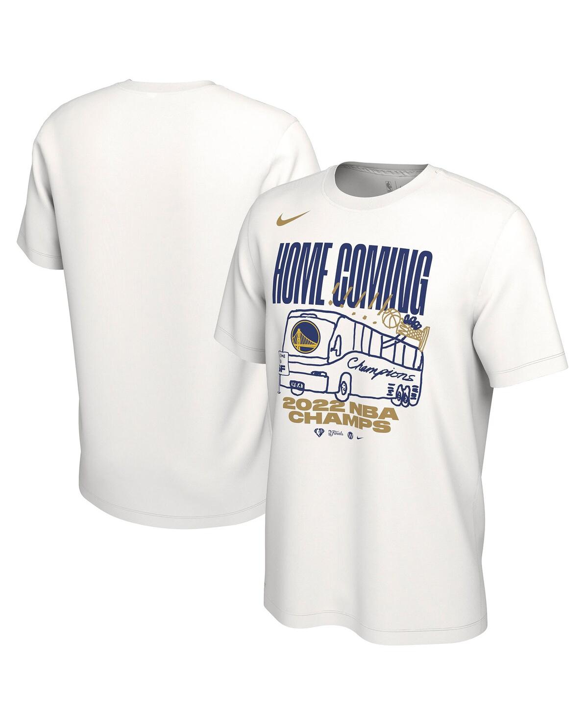 Men's NikeGolden State Warriors 2022 Nba Finals Champions Celebration Parade T-shirt - White