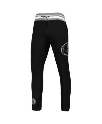 Men's Black Brooklyn Nets Mash Up Capsule Sweatpants