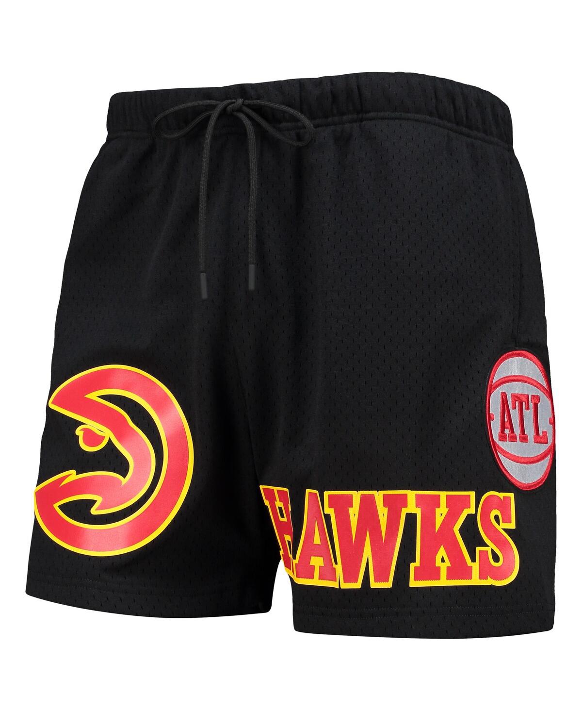 Shop Pro Standard Men's  Black Atlanta Hawks Mesh Capsule Shorts