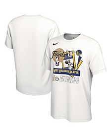 Men's Stephen Curry White Golden State Warriors 2022 NBA Finals Champions MVP T-shirt