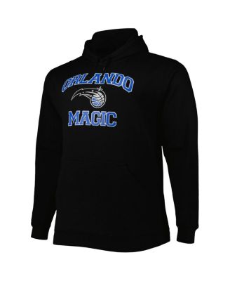 Men's Black Orlando Magic Big and Tall Heart and Soul Pullover Hoodie