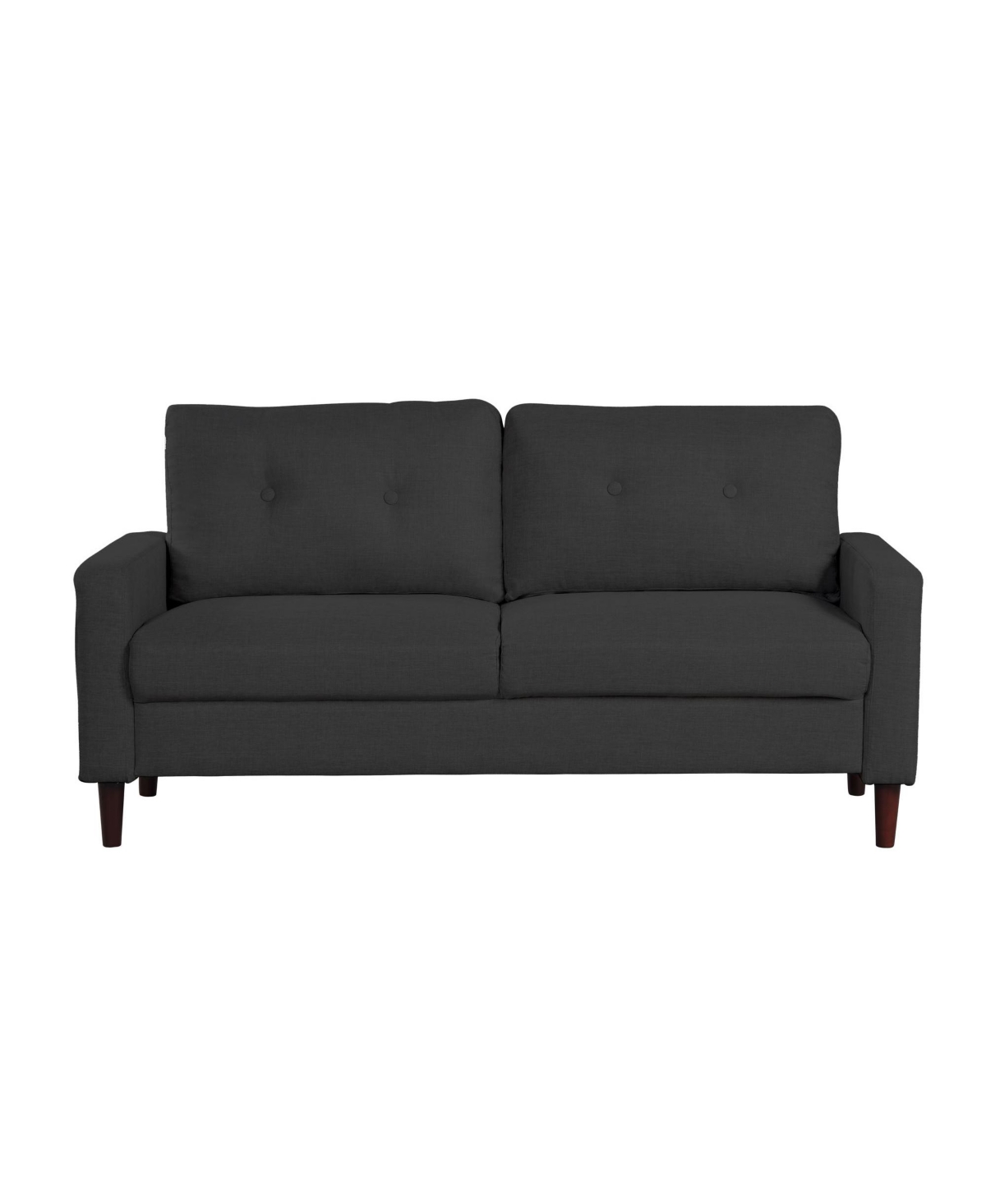 Lifestyle Solutions Kelsey Tufted Sofa In Black