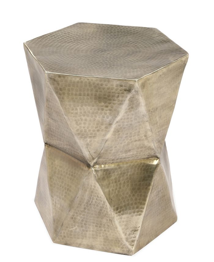 Furniture Olivia Geometric End Table Macy's