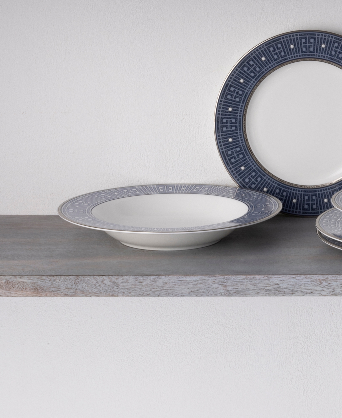 Noritake Infinity Blue 4 Piece Soup Bowl Set 12 Oz, Service For 4 In Blue