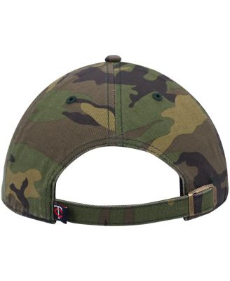 Men's '47 Camo Minnesota Twins Clean Up Adjustable Hat
