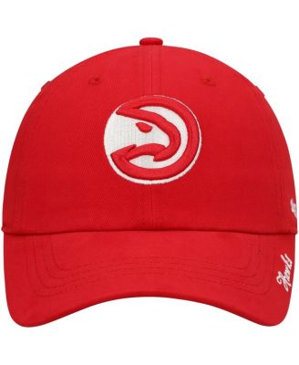 Women's '47 Red Atlanta Hawks Miata Clean Up Logo Adjustable Hat