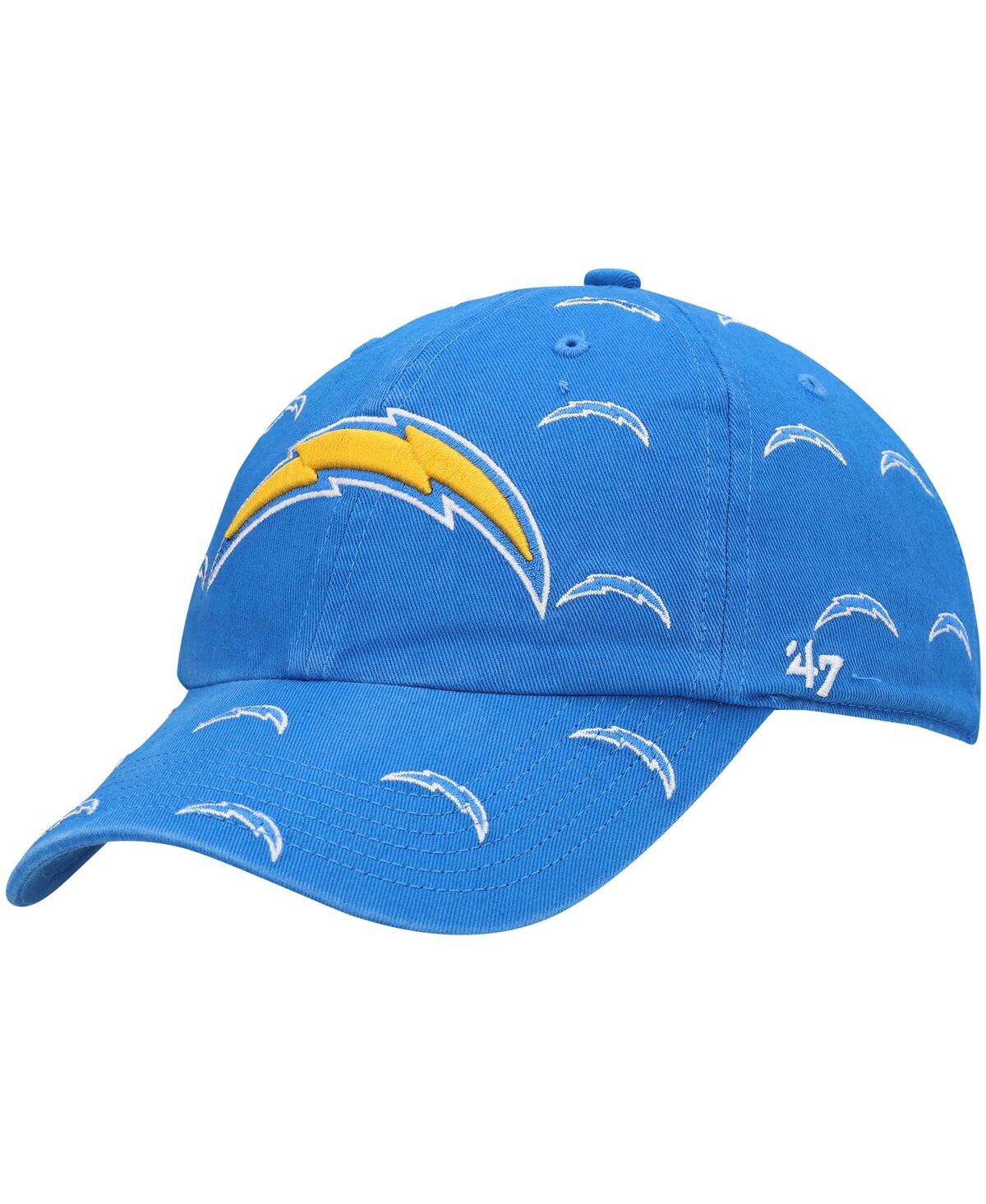 47 Brand Women's '47 Powder Blue Los Angeles Chargers Confetti Clean Up Adjustable Hat