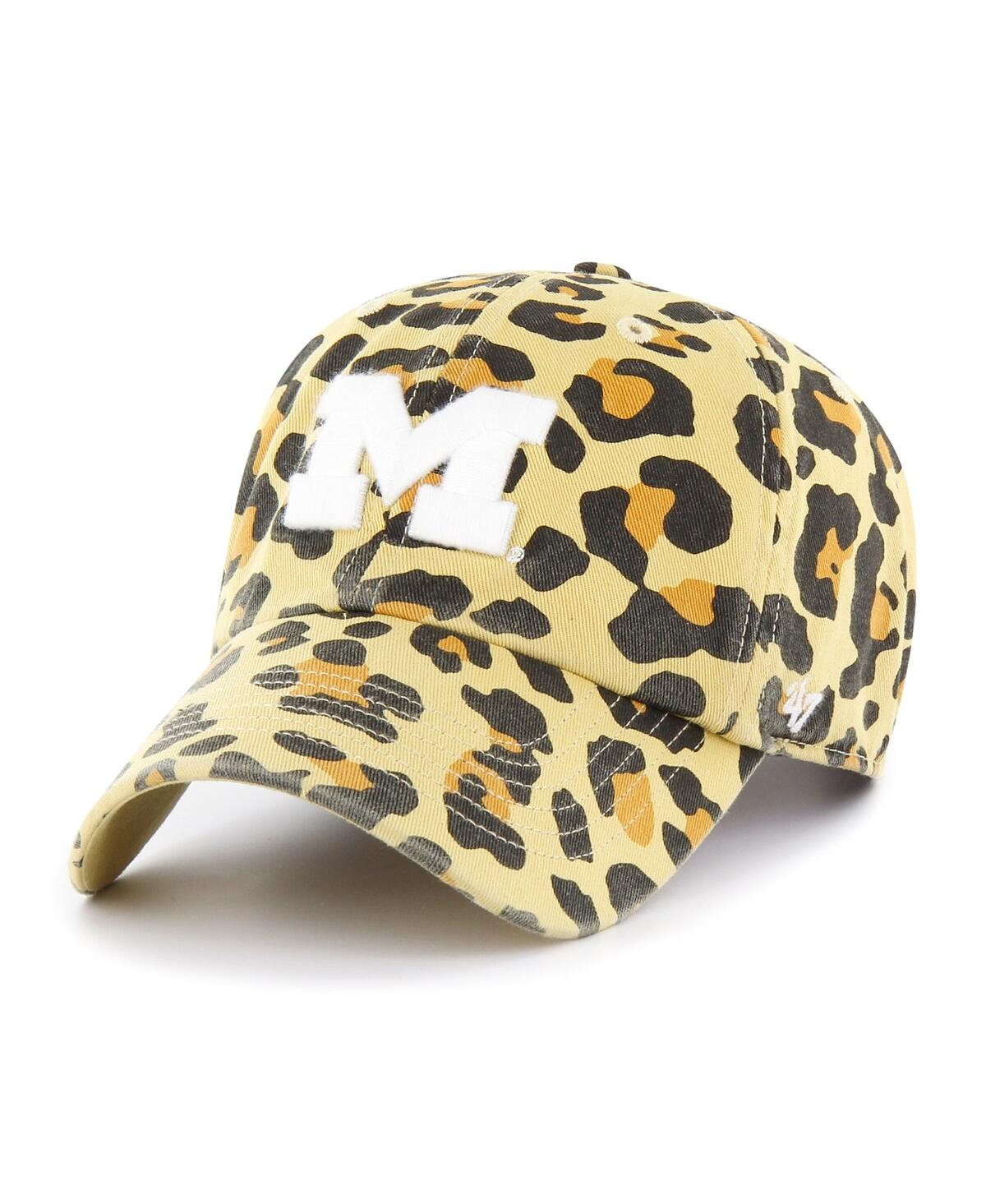 Shop 47 Brand Women's '47 Gold Michigan Wolverines Bagheera Clean Up Adjustable Hat