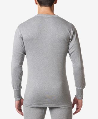 Men's Premium Cotton Rib Thermal Long Sleeve Undershirt