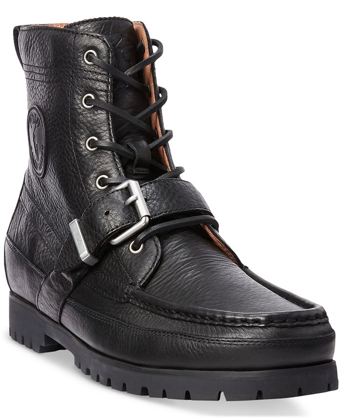 Polo Ralph Lauren Men's Ranger Tumbled Leather Boot - Macy's
