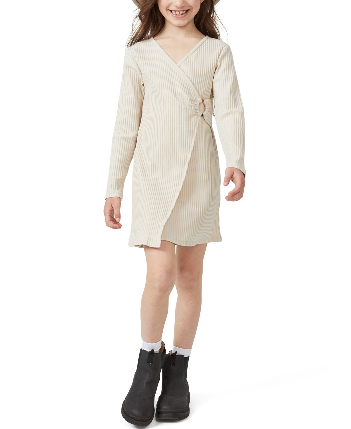 Cotton On Toddler Girls Alexis Long Sleeve Dress In Rainy Day