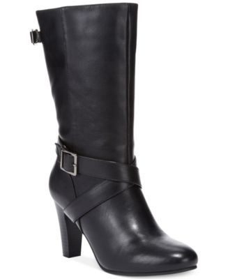 Karen Scott Woman's Violett Mid Shaft Boots - Macy's