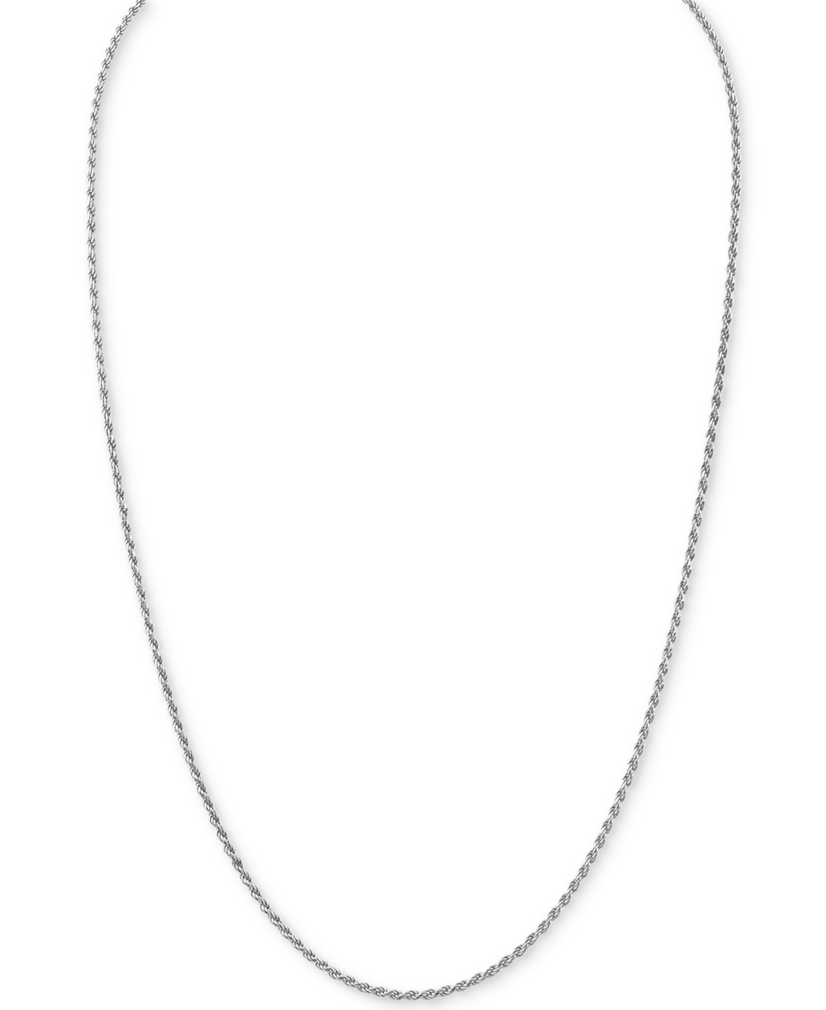Esquire Men's Jewelry Rope Link 24" Chain Necklace, Created for Macy's