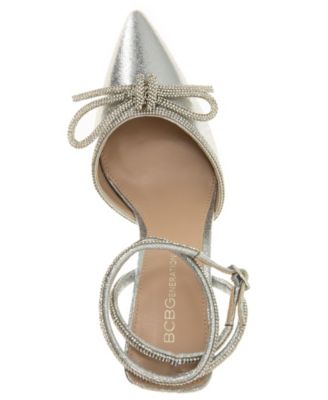 Women's Ildy Crystal Bow Pointy Toe Pump