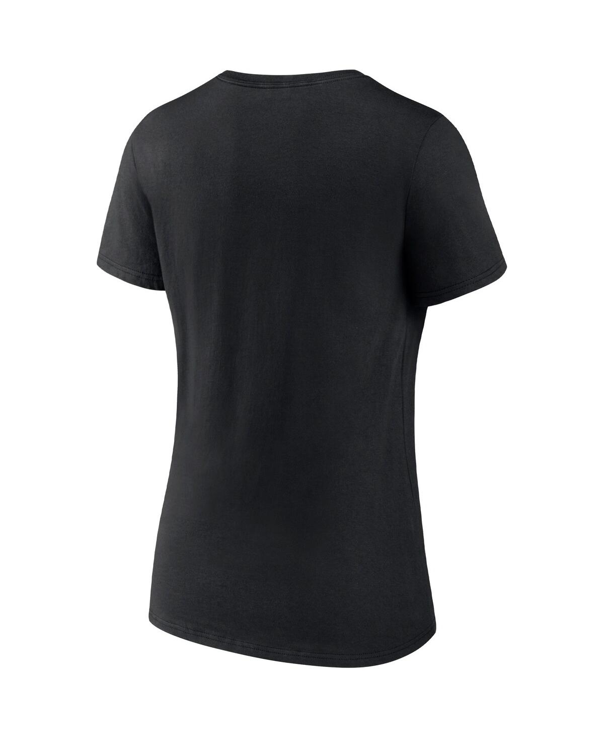 Fanatics Branded Heathered Purple Los Angeles Lakers True Classics Tri-blend T-shirt In Black