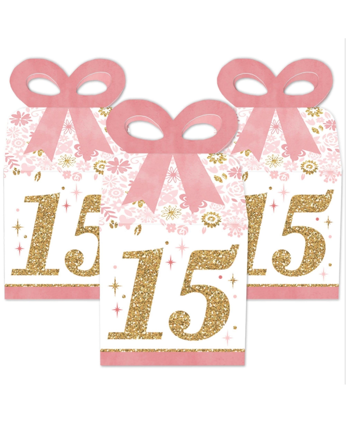 Big Dot Of Happiness Rose Gold Happy New Year - Square Favor Gift
