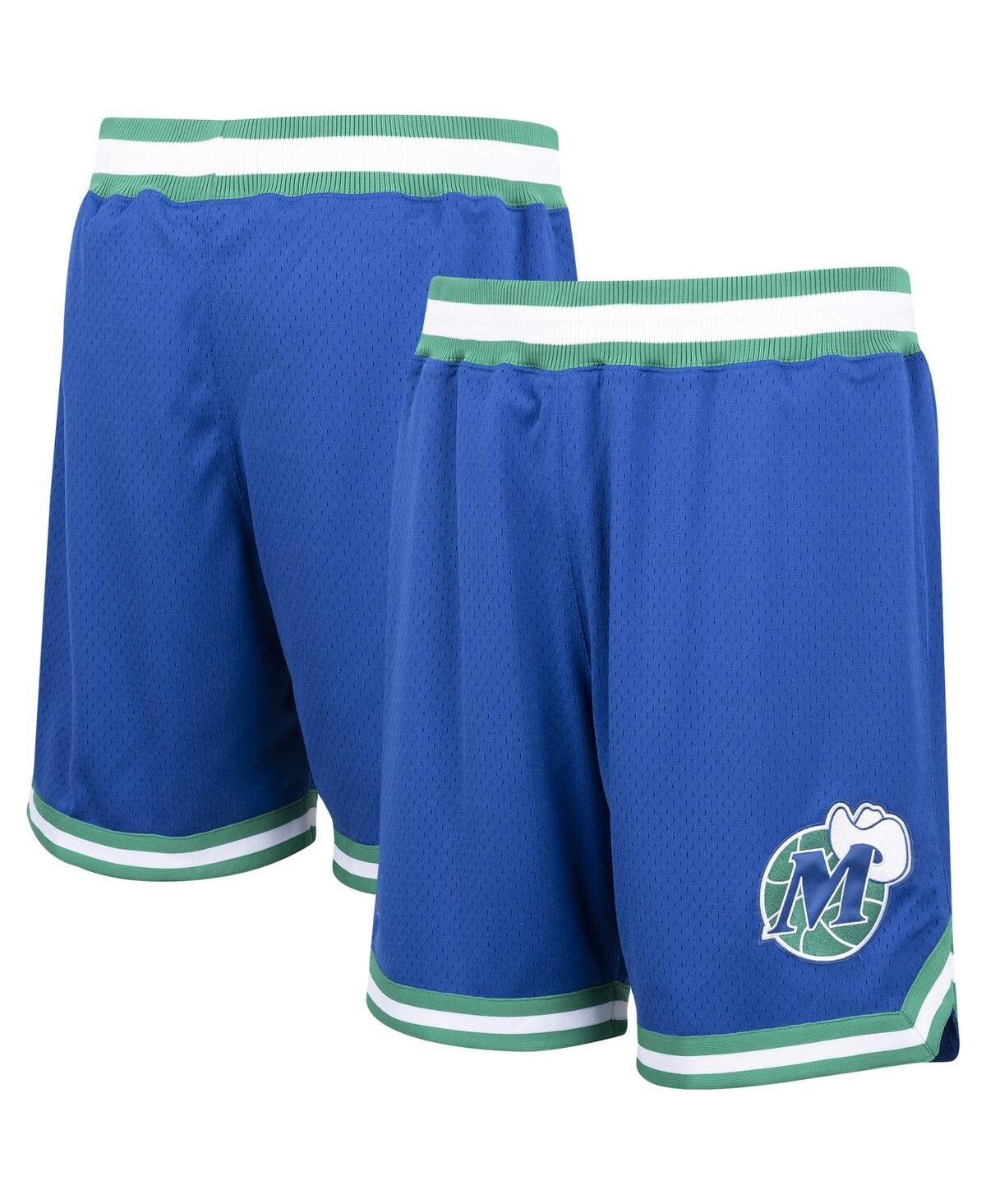 Mitchell & Ness Men's  Blue Dallas Mavericks 1998/99 Hardwood Classics Authentic Shorts In Blue