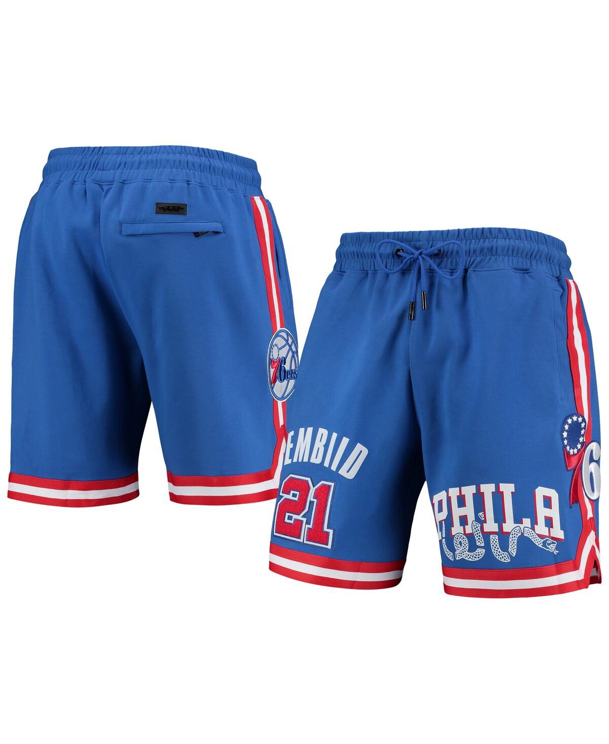 Men's Pro Standard Joel Embiid Royal Philadelphia 76ers Team Player Shorts - Royal